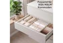Sekey Aufbewahrungsboxen Set 6-tlg. Beige Vliesstoff Faltbar Bild 1