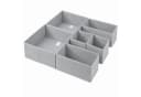 Sekey Aufbewahrungsboxen Set 6-tlg. Hellgrau Vliesstoff Faltbar Bild 2