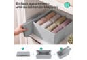 Sekey Aufbewahrungsboxen Set 6-tlg. Hellgrau Vliesstoff Faltbar Bild 4