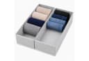 Sekey Aufbewahrungsbox Set 2 St. Grau Vliesstoff Faltbar Bild 2