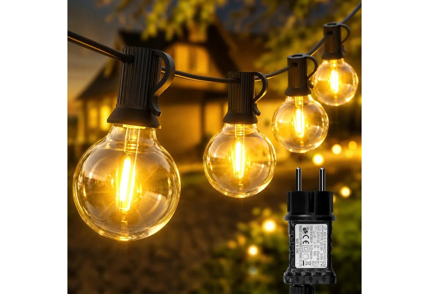 Salcar LED-Lichterkette 7,2m Warmweiß mit Timer - Bild 2