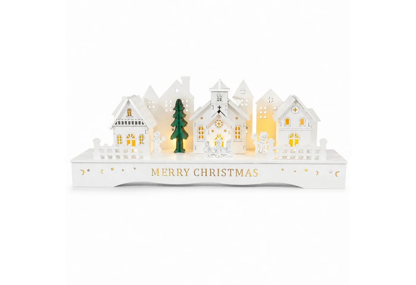 Salcar Schwibbogen LED Holz Weihnachtsdorf - Bild 2