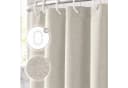 Sekey Duschvorhang Creme Leinenoptik Polyester wasserabweisend Bild 1