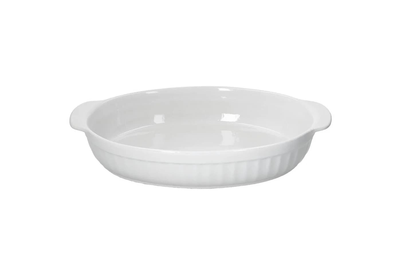 MamboCat 2er Set Auflaufform oval weiß mit Henkel - Bild 3