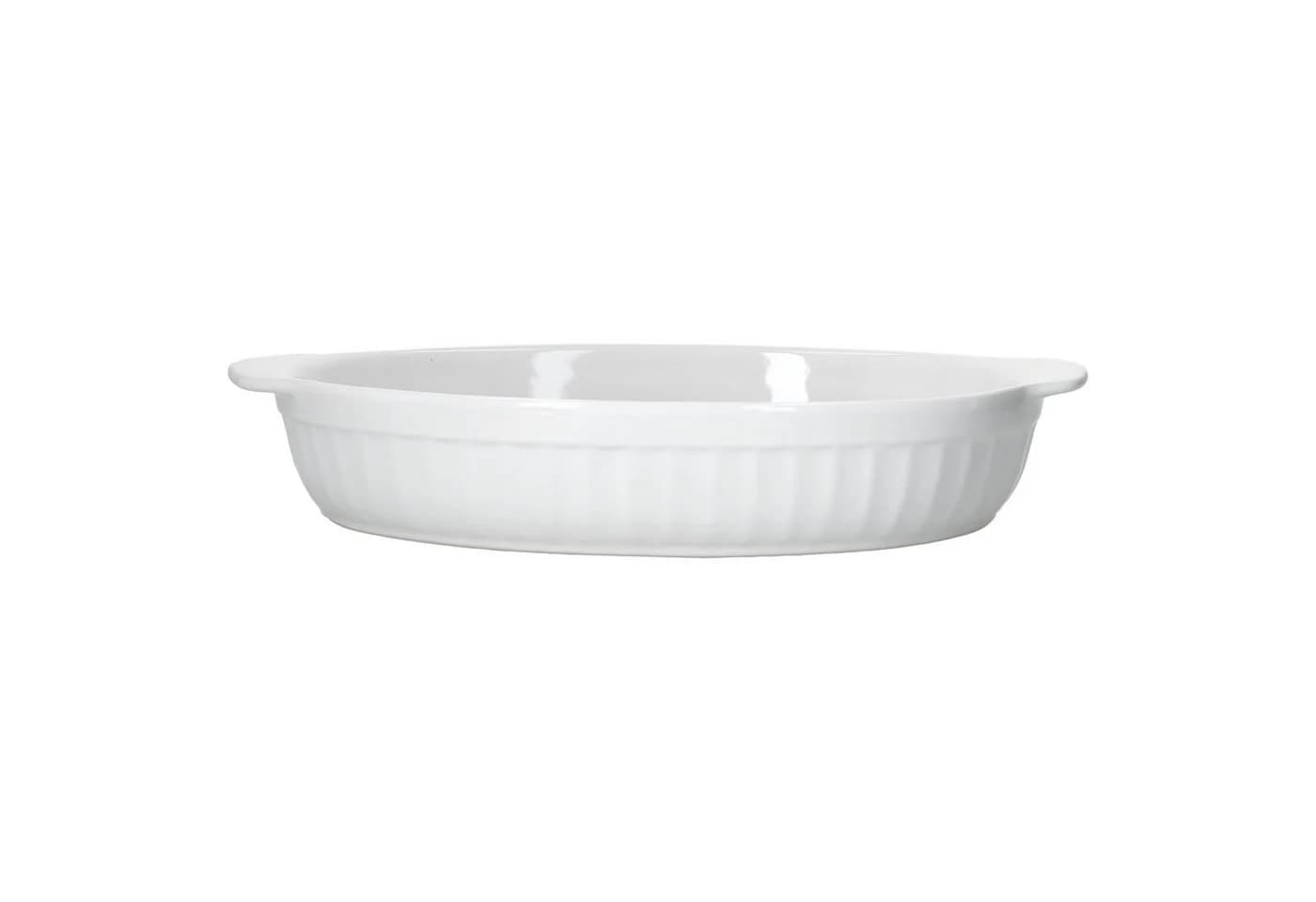 MamboCat 2er Set Auflaufform oval weiß mit Henkel - Bild 5