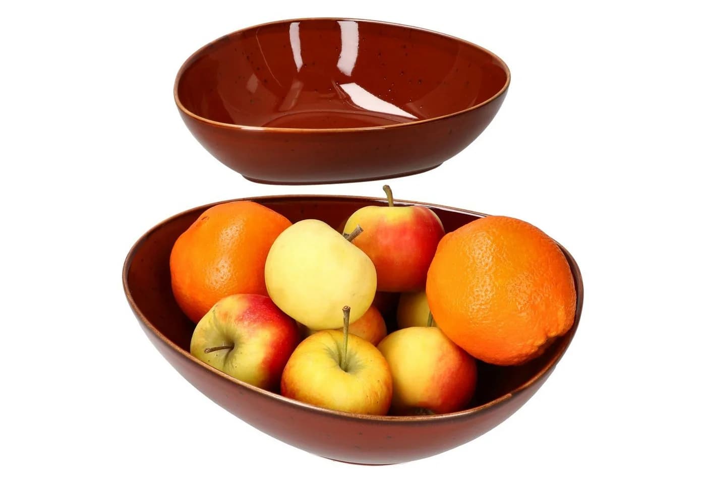 MamboCat Servierschale 2er Set Marron Taste Porzellan