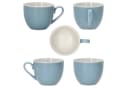 MamboCat Espressotassen Set 4er Nordic Blau mit Untertassen Porzellan Bild 4