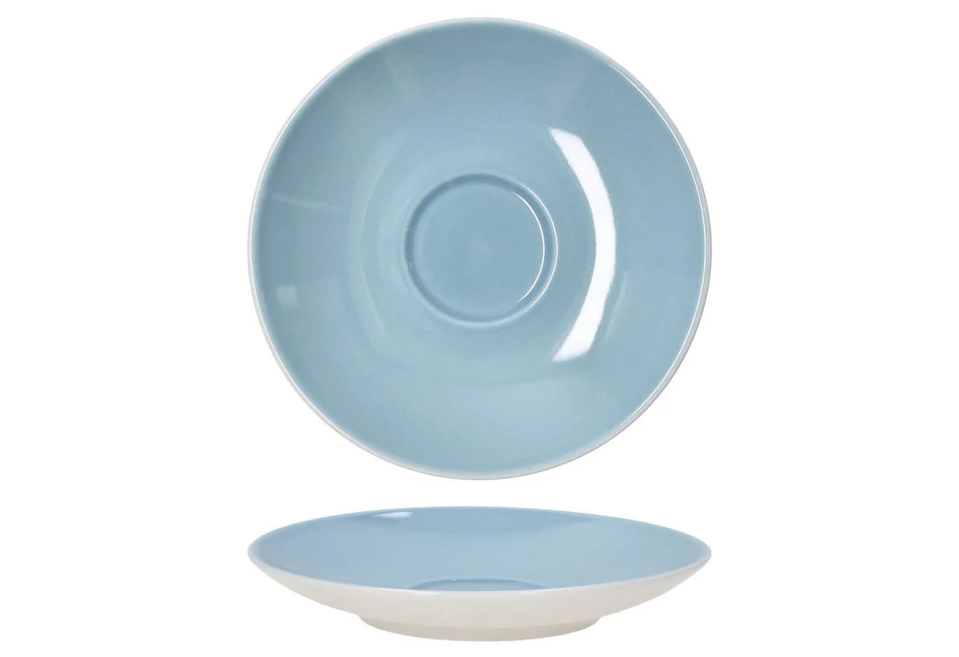 MamboCat Espressotassen Set 4er Nordic Blau mit Untertassen Porzellan - Bild 5