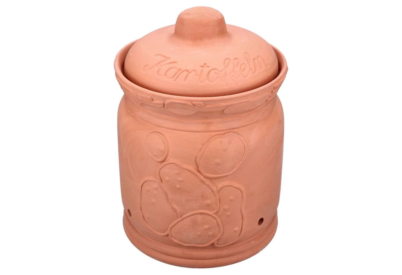 MamboCat Vorratsglas Terra Kartoffeltopf Terrakotta mit Deckel