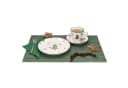 MamboCat Kaffeeservice 18tlg. Weihnachtsbaum Steingut Grün/Schwarz Bild 5