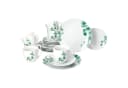 MamboCat Kaffeeservice 18tlg. Eukalyptus Porzellan Weiß 6 Personen Bild 2