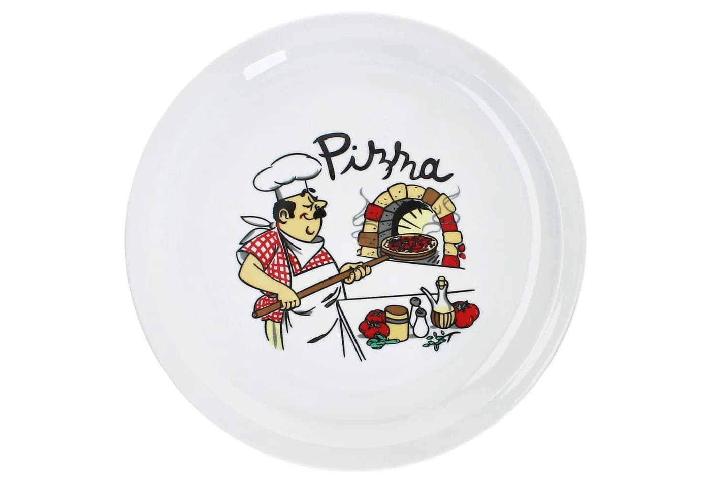 MamboCat Pizzateller 6er Set Luigi Bunt Porzellan - Bild 3