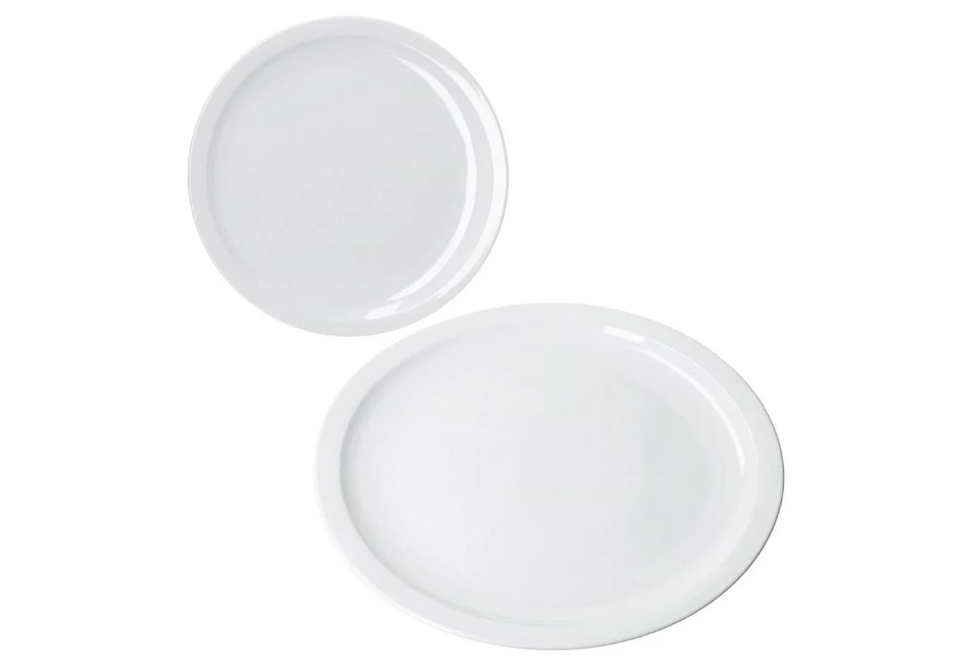 MamboCat Pizzateller 2er Set Bianco Weiß Porzellan - Bild 2