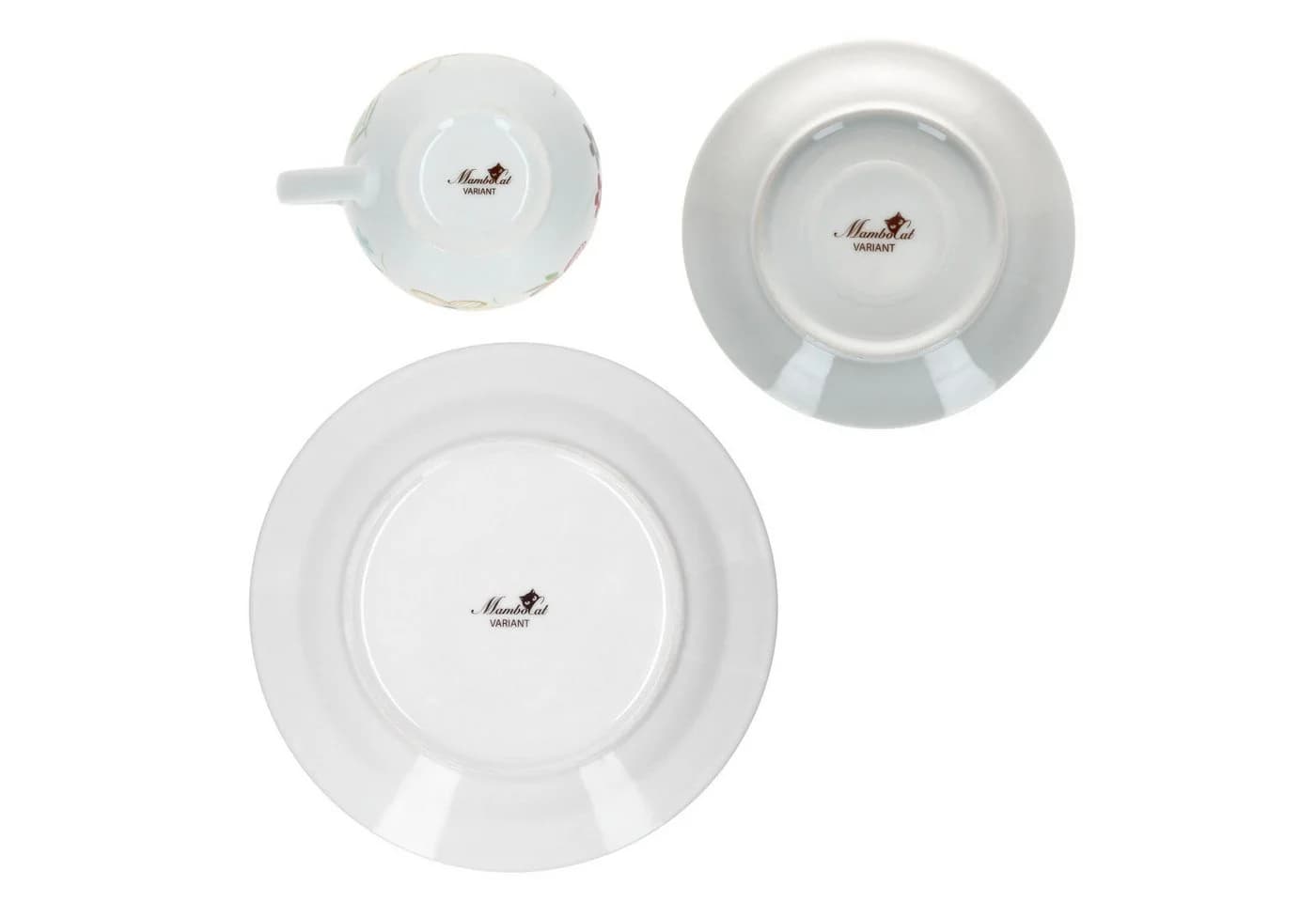 MamboCat Kaffeeservice 18tlg. Variant Blümchen Porzellan 6 Personen - Bild 5