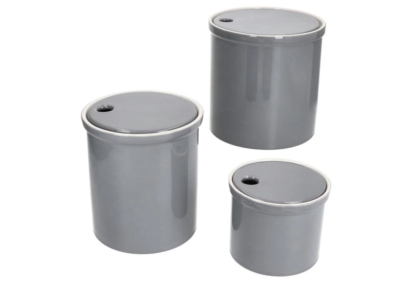 MamboCat Oskar Vorratsglas 3er Set Grau Ton - Bild 2