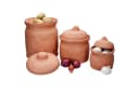 MamboCat Vorratsglas 3er Set Terra Tontöpfe Terrakotta Bild 2
