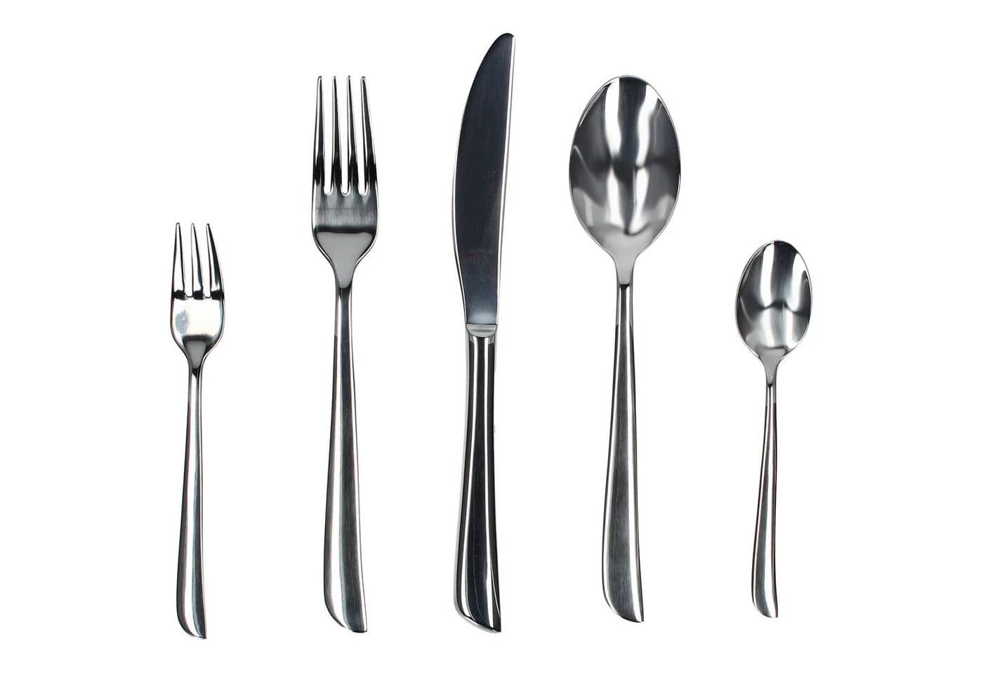 Justinus Twist Besteck-Set 60tlg. für 12 Personen Edelstahl Silber - Bild 4