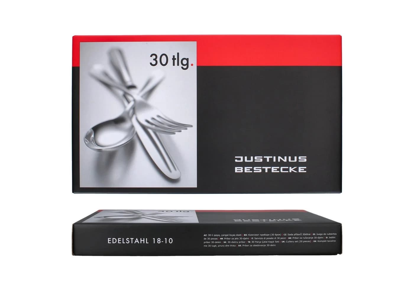 Justinus Twist Besteck-Set 60tlg. für 12 Personen Edelstahl Silber - Bild 5