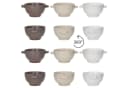 MamboCat Suppenteller Set Sandy 6-tlg. Beige/Braun/Weiß mit Griffen Bild 4