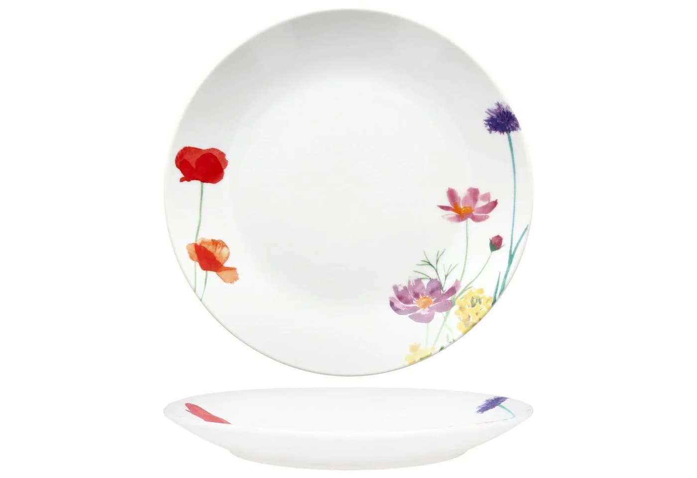 MamboCat Frühstücksteller 6er Set Marie Bunt Blumenwiese Porzellan - Bild 4