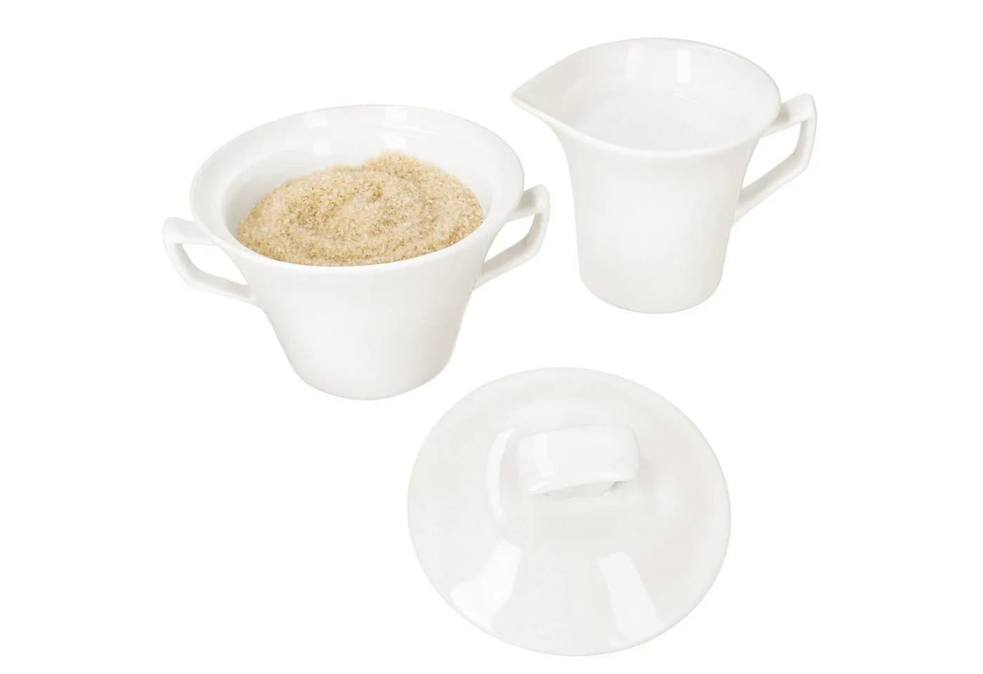 MamboCat Milch- und Zuckerset 2tlg. Ivory Porzellan Weiß - Bild 2