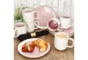 MamboCat Frühstücks-Geschirrset 12tlg Reactive Glaze Paris Pink Steingut Bild 5