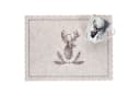 MamboCat Platzset 6x Alois Filz Beige Hirsch-Motiv Bild 3