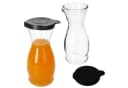 MamboCat Wein-Karaffe 2x 0,5L mit Deckel Schwarz Glas Bild 2