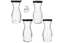 MamboCat Wein-Karaffe 2x 0,5L mit Deckel Schwarz Glas Bild 4