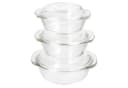 MamboCat Auflaufform 3tlg Set Brat- & Backform Glas Bild 1