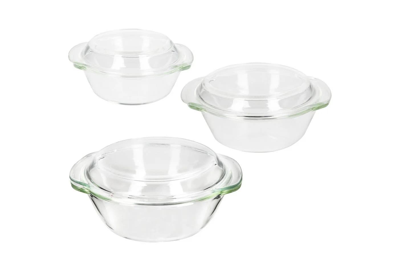 MamboCat Auflaufform 3tlg Set Brat- & Backform Glas - Bild 4