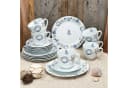 MamboCat Kaffeeservice Neptun 18tlg. Weiß Maritim Porzellan Bild 1