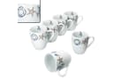 MamboCat Neptun Kaffeebecher Set 6x 280ml Porzellan Maritim Bild 2