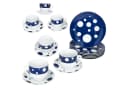 MamboCat Kaffeeservice 18tlg Pula blau Porzellan 6 Pers. Tassen Teller Punkte Bild 2