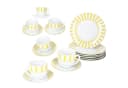MamboCat Kaffeeservice 18tlg Split gelb Porzellan 6 Pers Bild 2