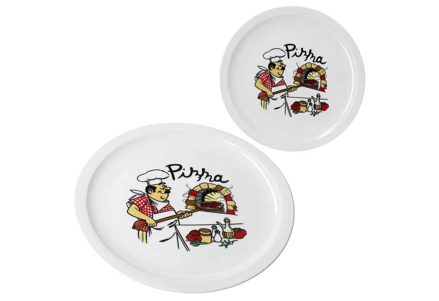 MamboCat Pizzateller 2er Set Mario XXL Bunt - Bild 2