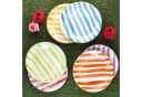 MamboCat Speiseteller Summer Stripes 6er Set bunt Steingut Bild 3