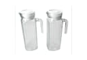 MamboCat LIMA Karaffe 2er Set 0,95L Weiß mit Henkel Bild 2