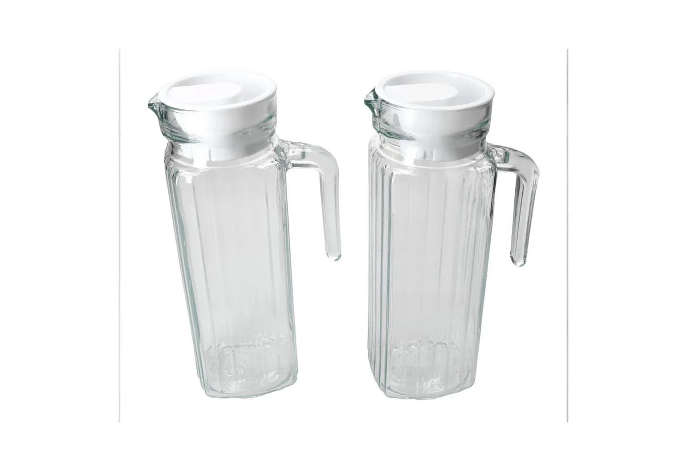 MamboCat LIMA Karaffe 2er Set 0,95L Weiß mit Henkel - Bild 2