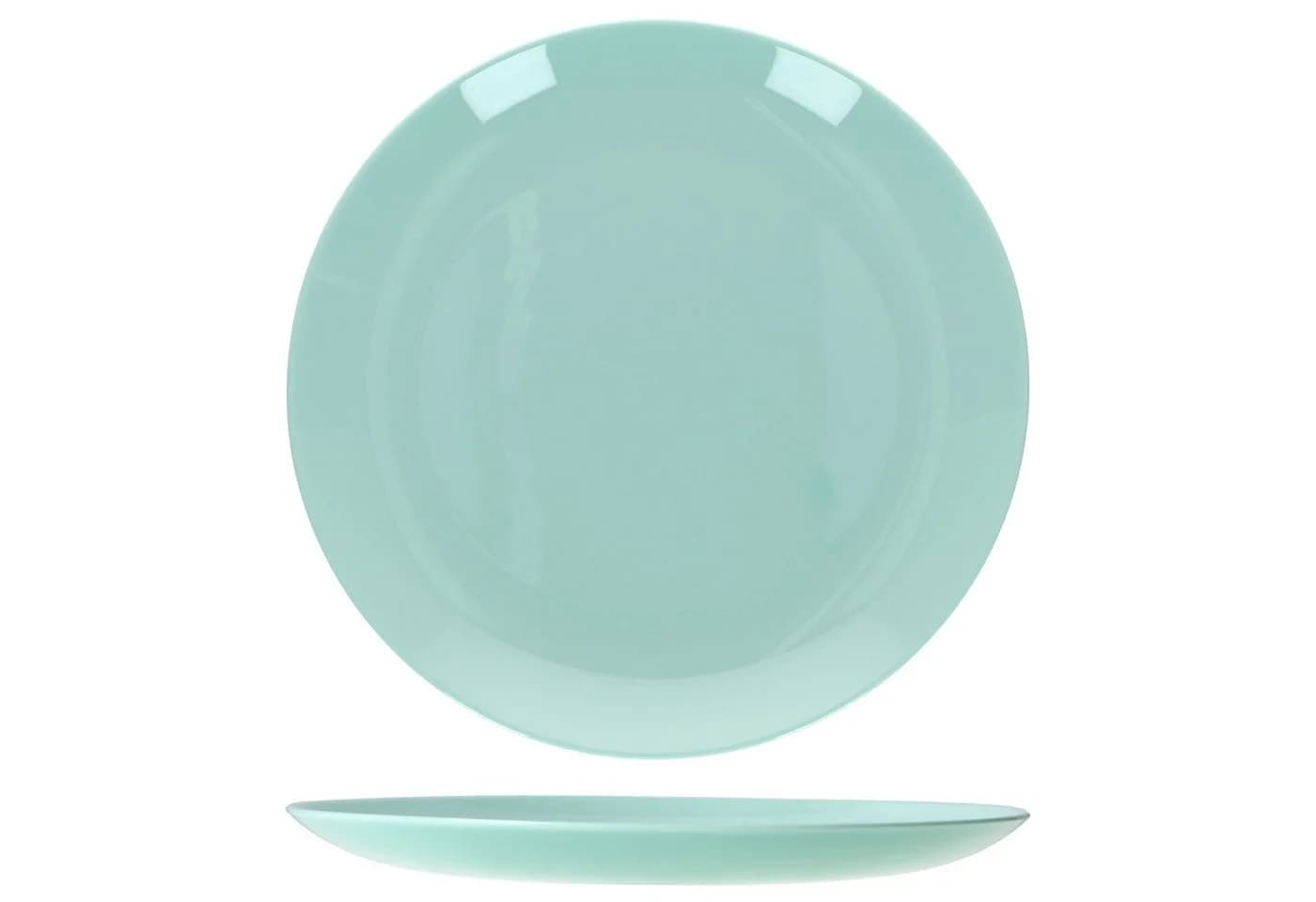 MamboCat Speiseteller 6er Set Mint Glas flach - Bild 4