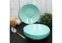 MamboCat Suppenteller 6x Mint Glas Teller tief Salat Bild 5