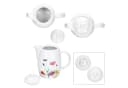 MamboCat Kanne Marie 850ml mit Deckel Porzellan Blumenwiese Bild 4