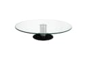 MamboCat Tortenplatte auf Fuß Glas Metall drehbar Ø30cm Bild 1