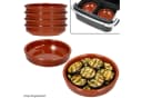 MamboCat 6er Set Airfryer Tonschalen rund braun Bild 2