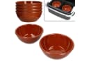 MamboCat 6er Set Auflaufformen Ton 16cm Heißluftfritteuse Bild 1