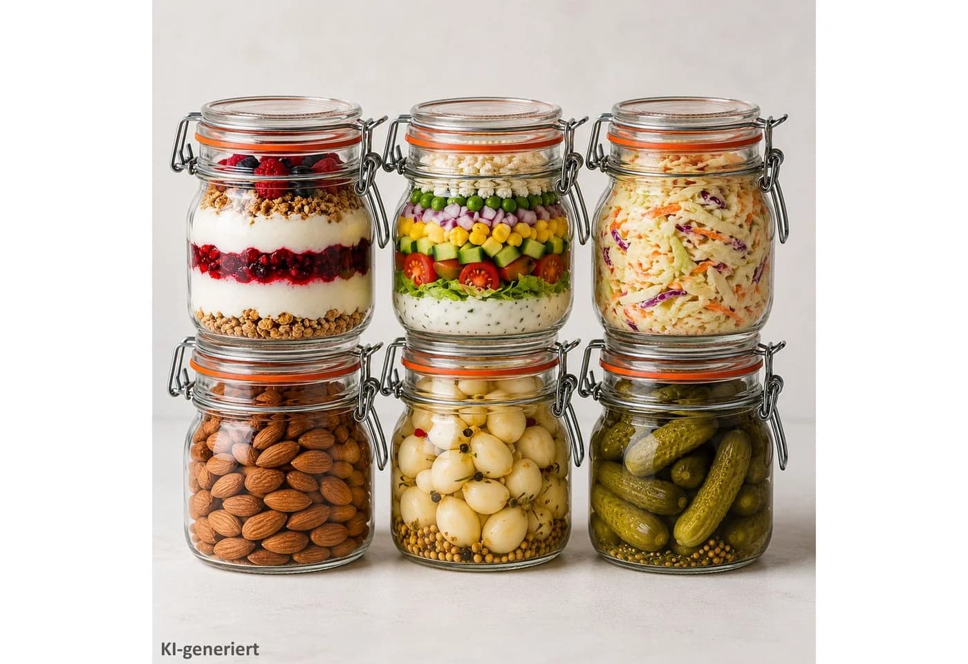 MamboCat Vorratsglas 6er Set Odin 0,5L Bügelverschluss Glas transparent - Bild 3