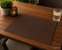 MamboCat Platzset 6x Plato Braun Geflochtene Optik Kunststoff Bild 1