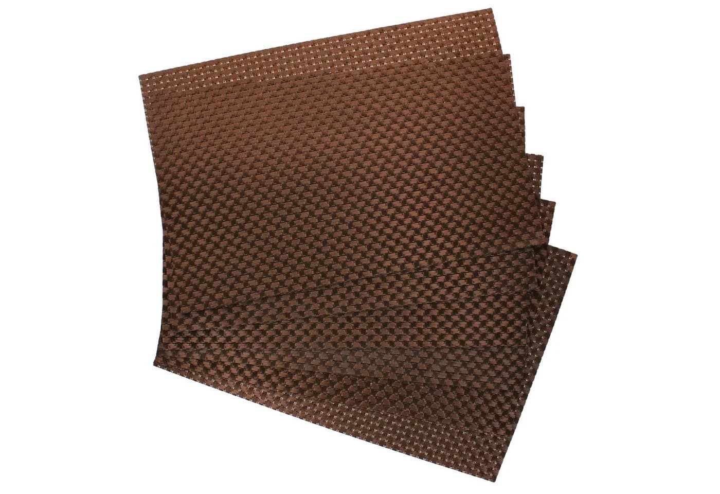 MamboCat Platzset 6x Plato Braun Geflochtene Optik Kunststoff - Bild 2