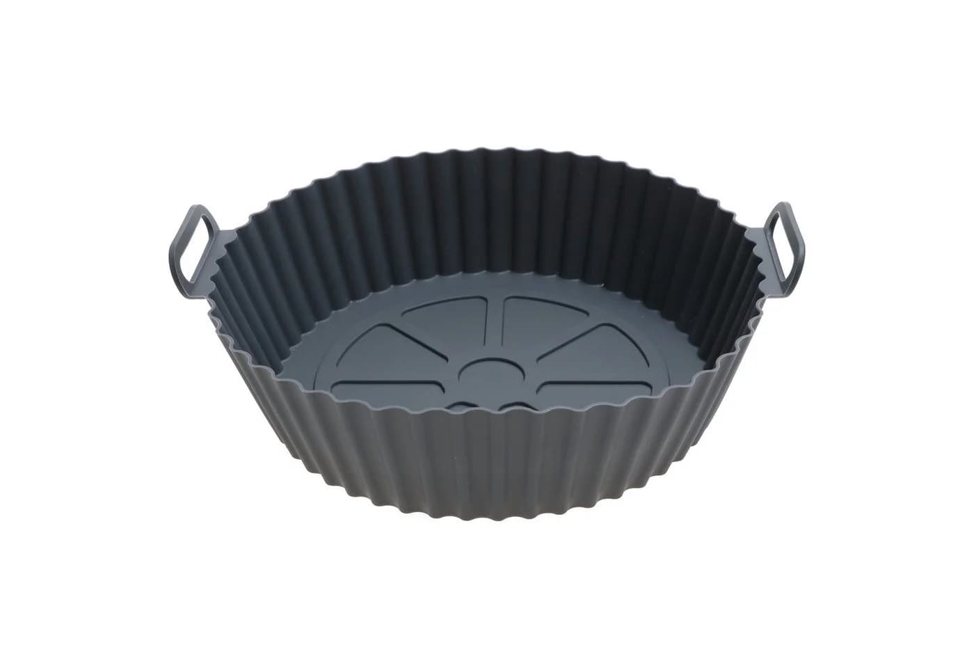 MamboCat Silikon Auflaufform rund Ø20cm mit Henkeln grau - Bild 3