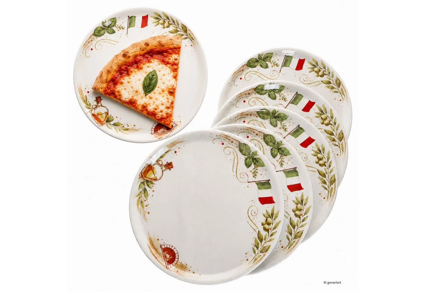 MamboCat Pizzateller Katja 6-teilig Italien-Dekor XL - Bild 2